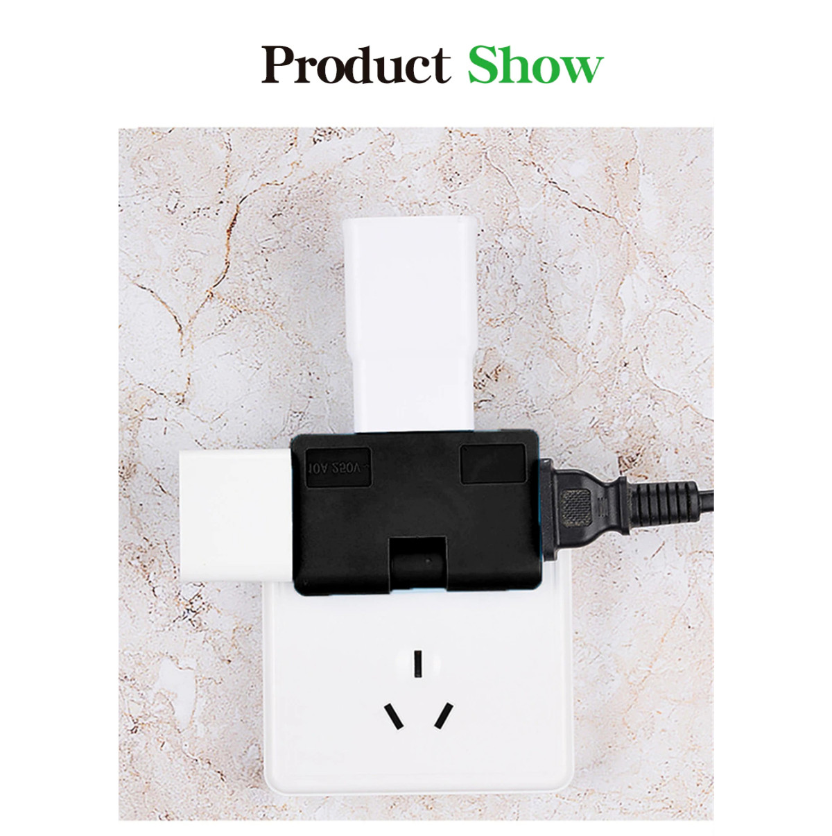 Androf US Adapter One In Three Converter