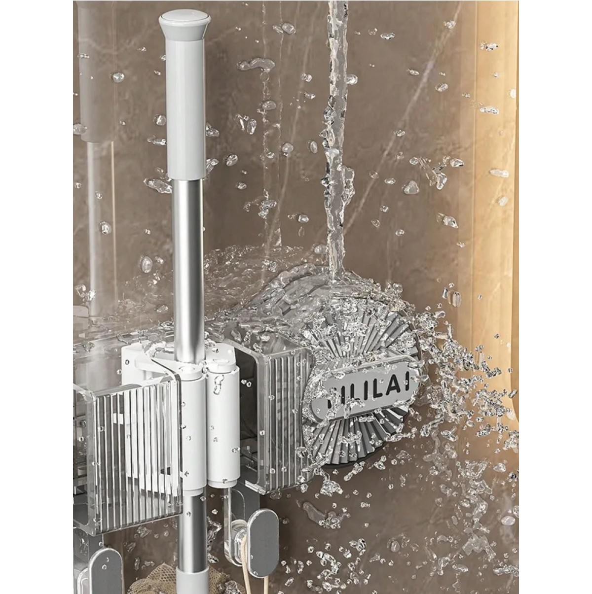 Self-Adhesive Mop and Broom Holder