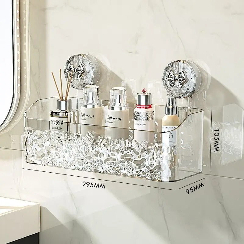 Androf Acrylic Transparent Shower Storage