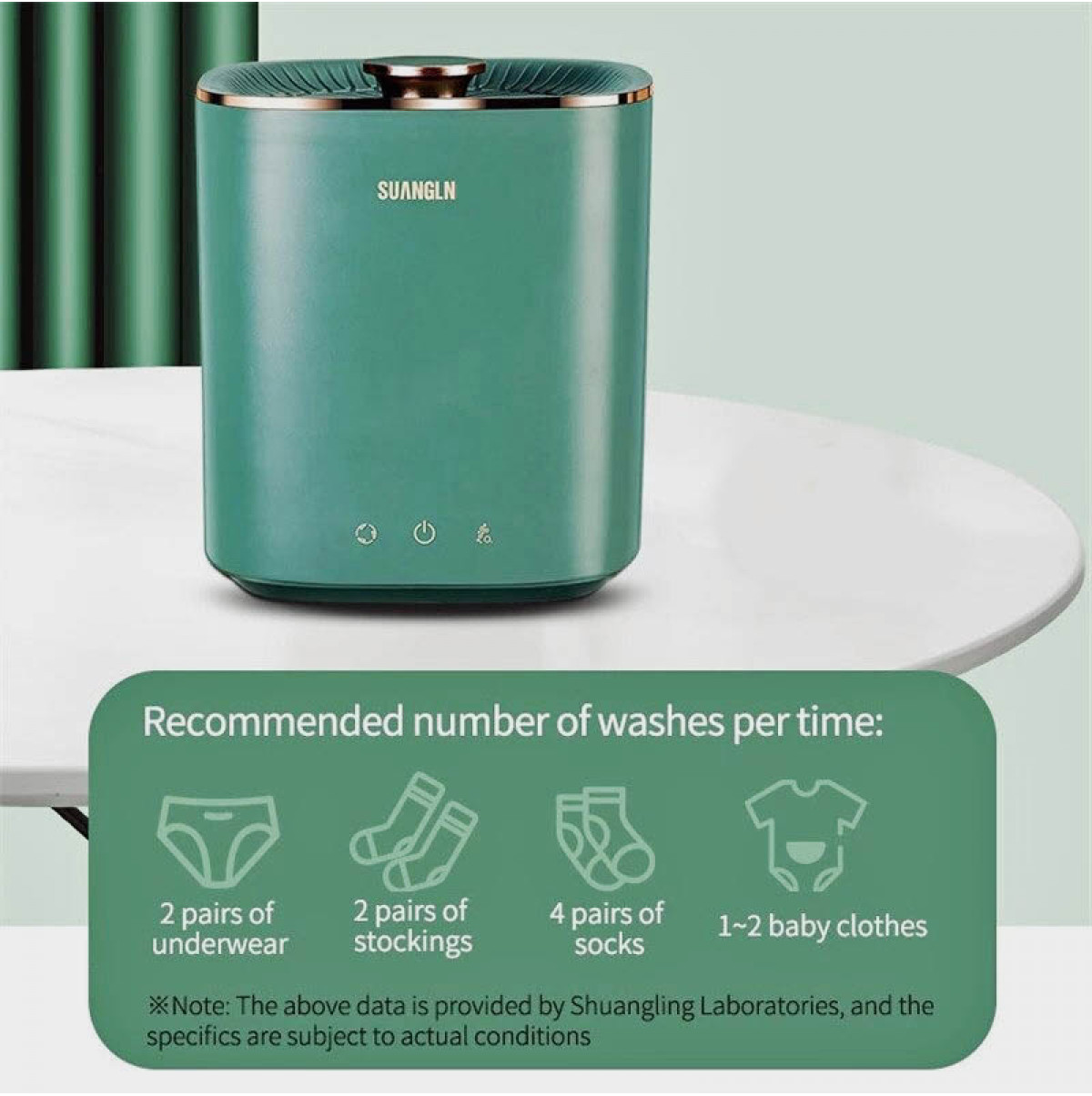 machine à laver portable ultra rapide pour maison et voyage