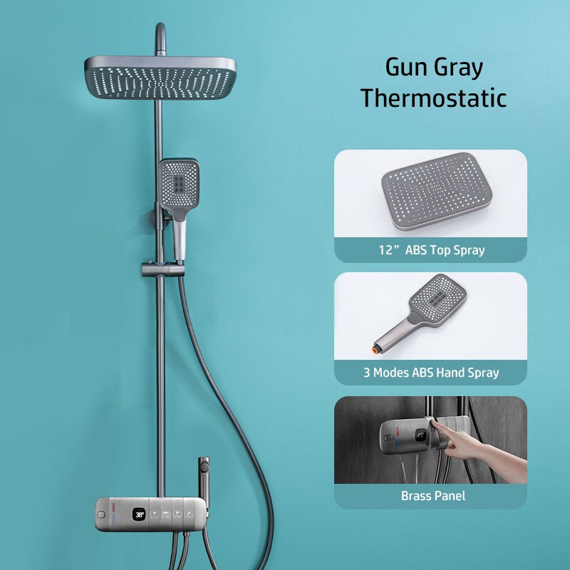 LED Digital Shower - System Bathroom SPA