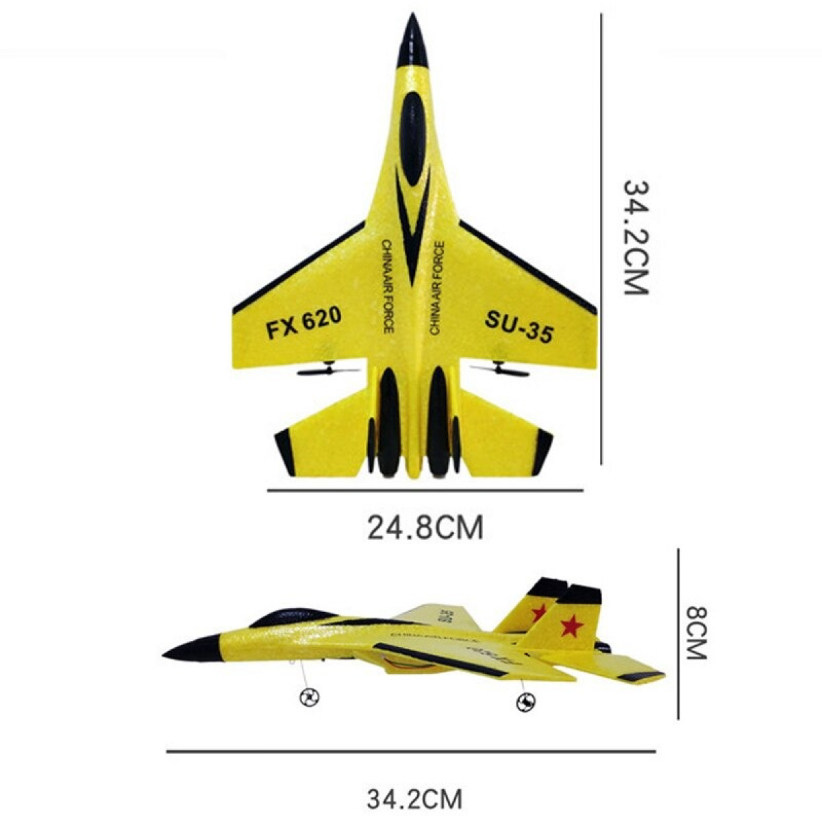 jouet avion de chasse avec télécommande