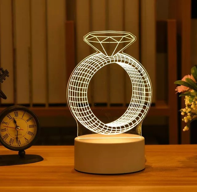 Lampe 3D pour décoration