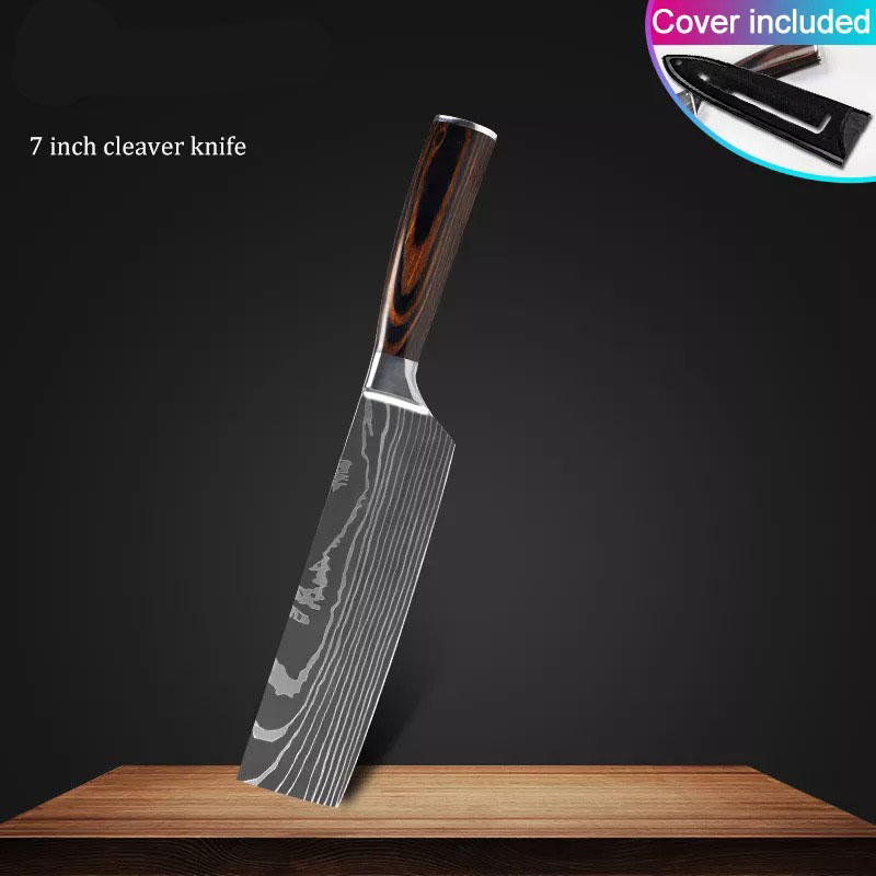 Pack of 10 kitchen knives