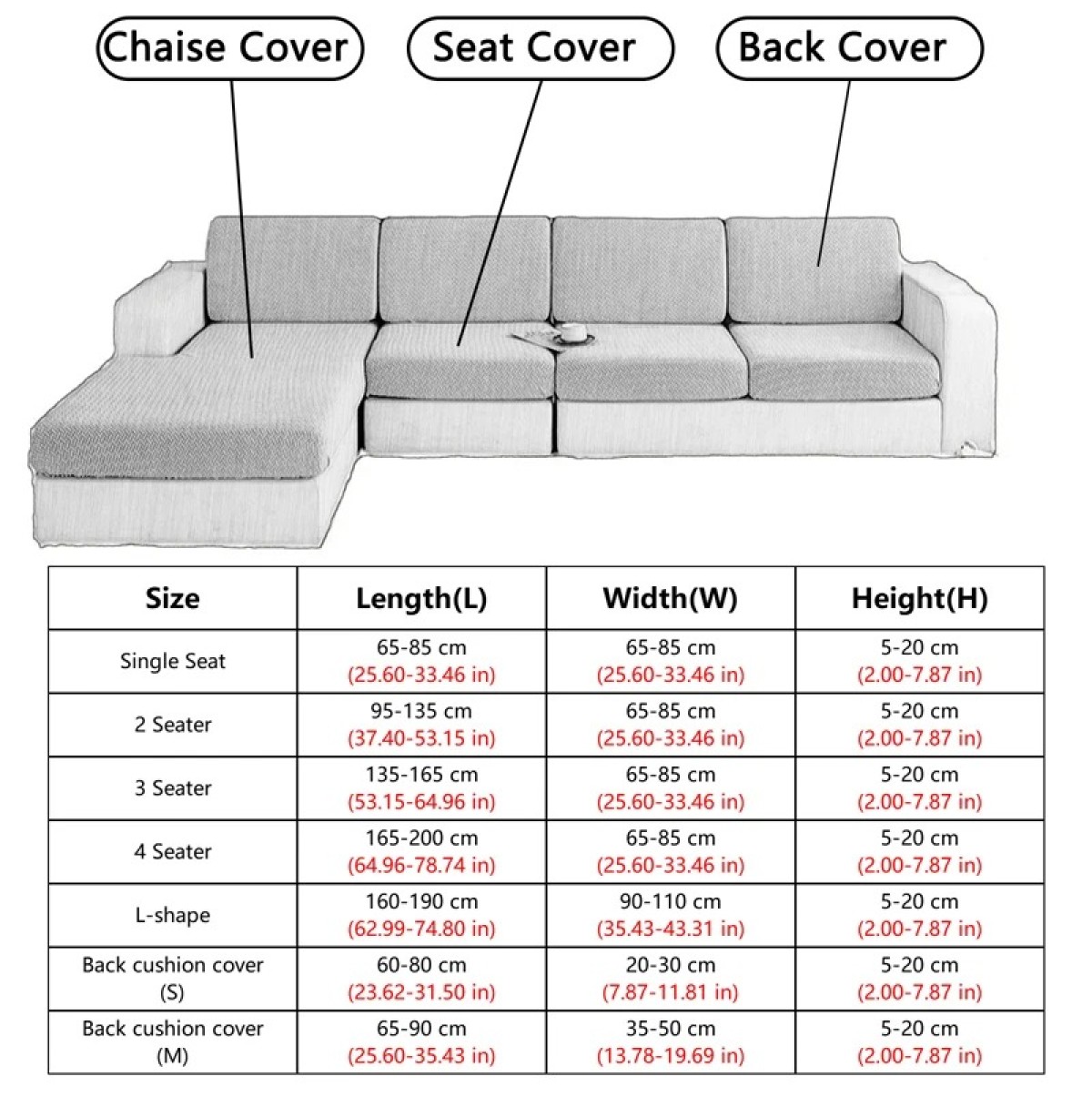 Waterproof sofa cover
