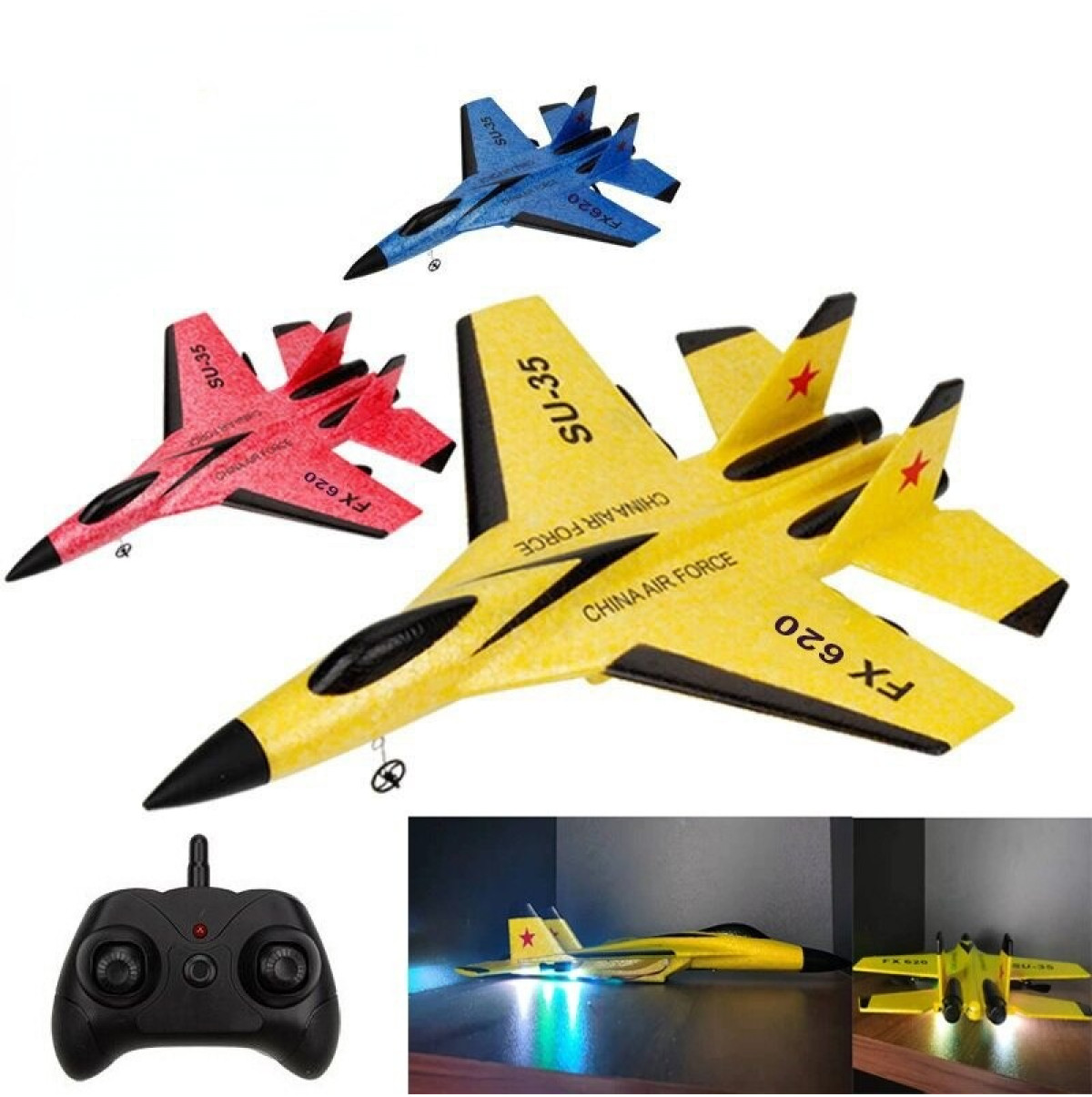 RC Foam Aircraft SU-35 Plane 2.4G Radio Control