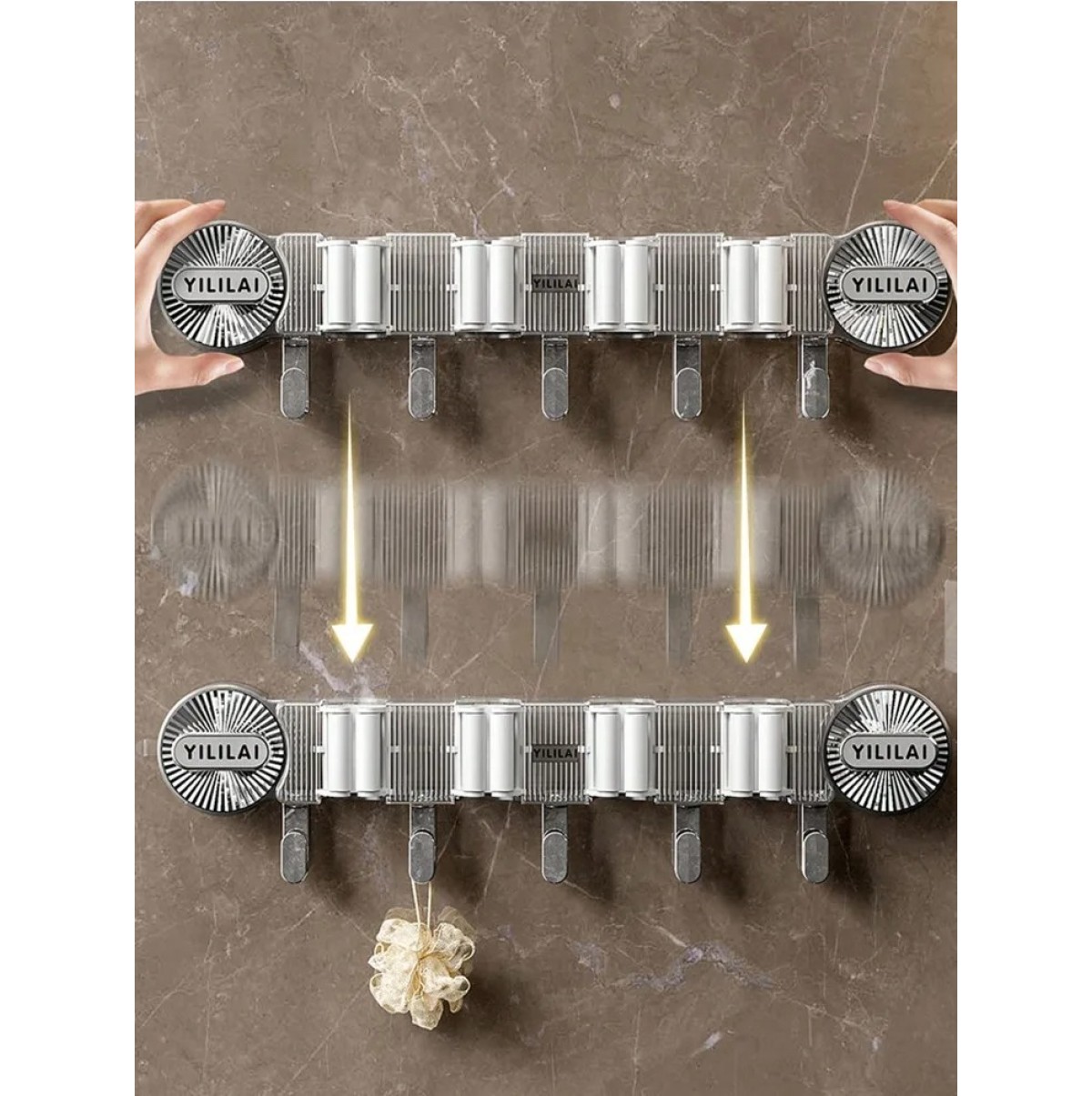 Self-Adhesive Mop and Broom Holder