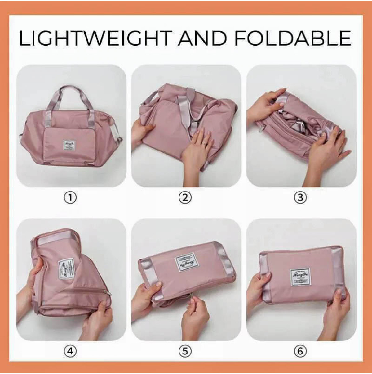 Foldable travel bag