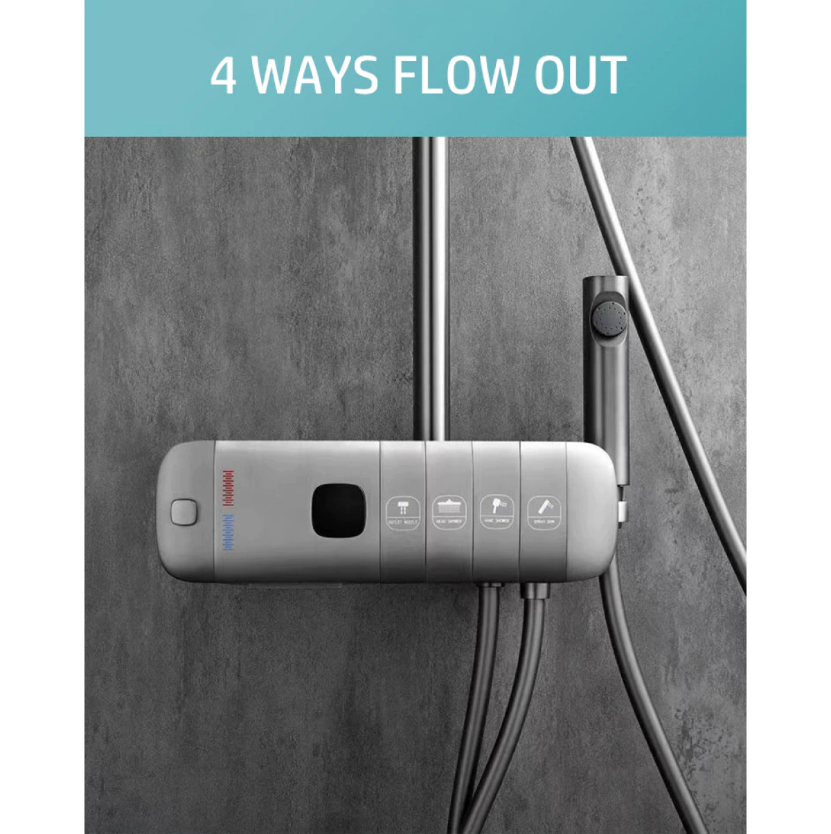 LED Digital Shower - System Bathroom SPA