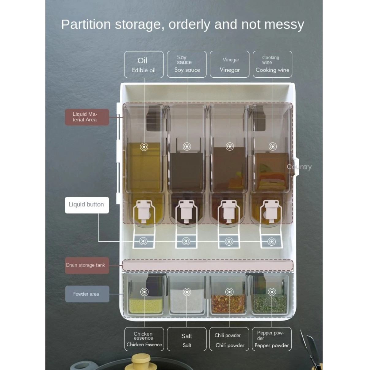 Androf New Kitchen Shelf