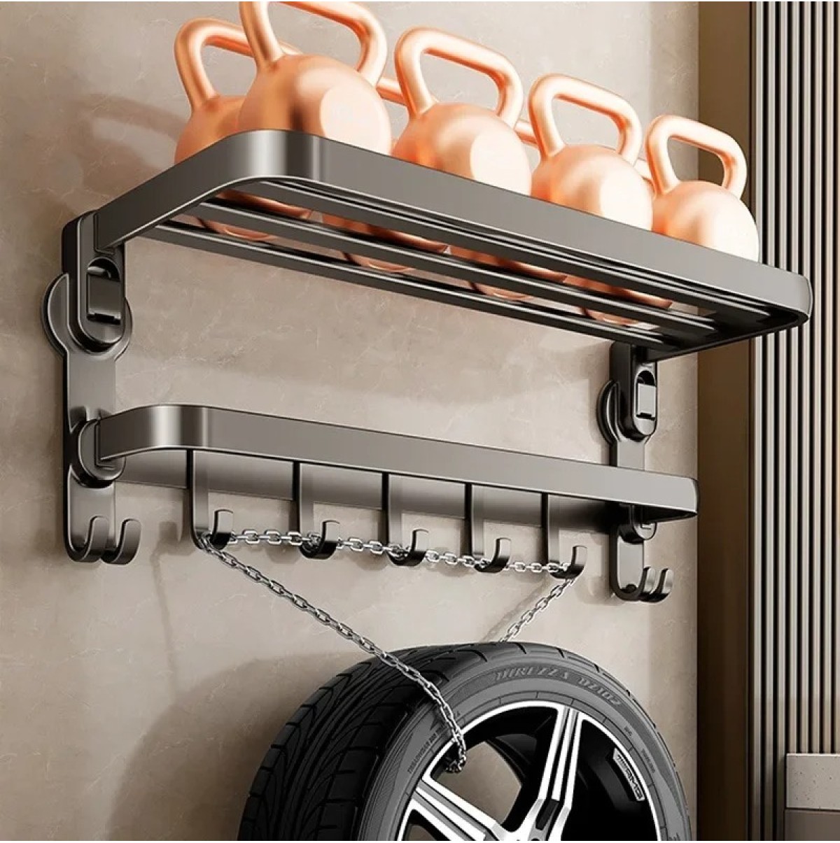 Androf towel rack bathroom