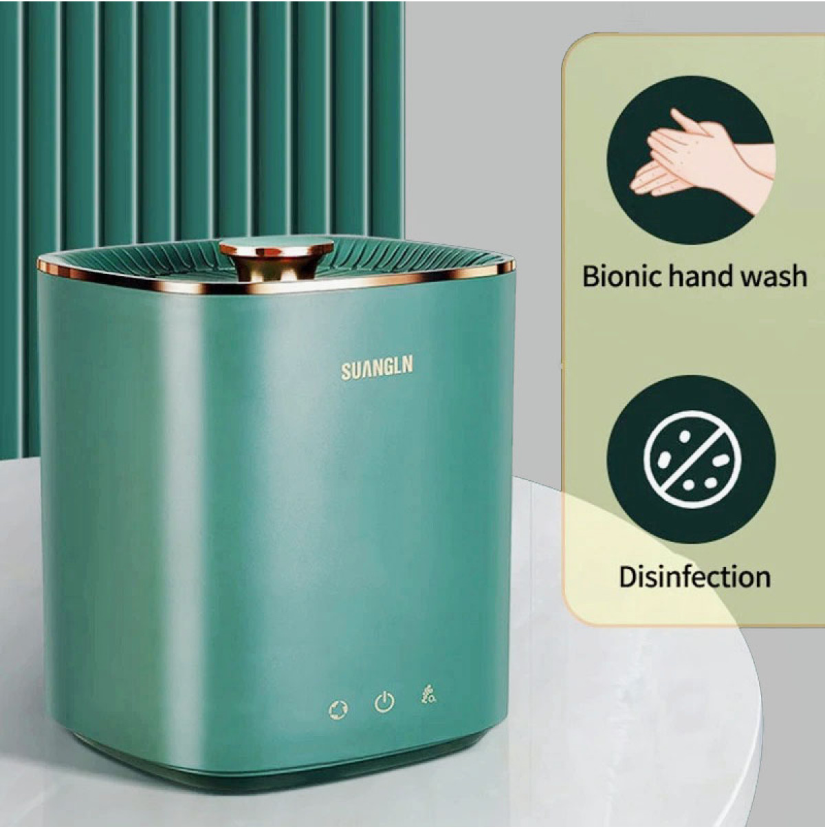 An ultra-fast portable washing machine for home and travel