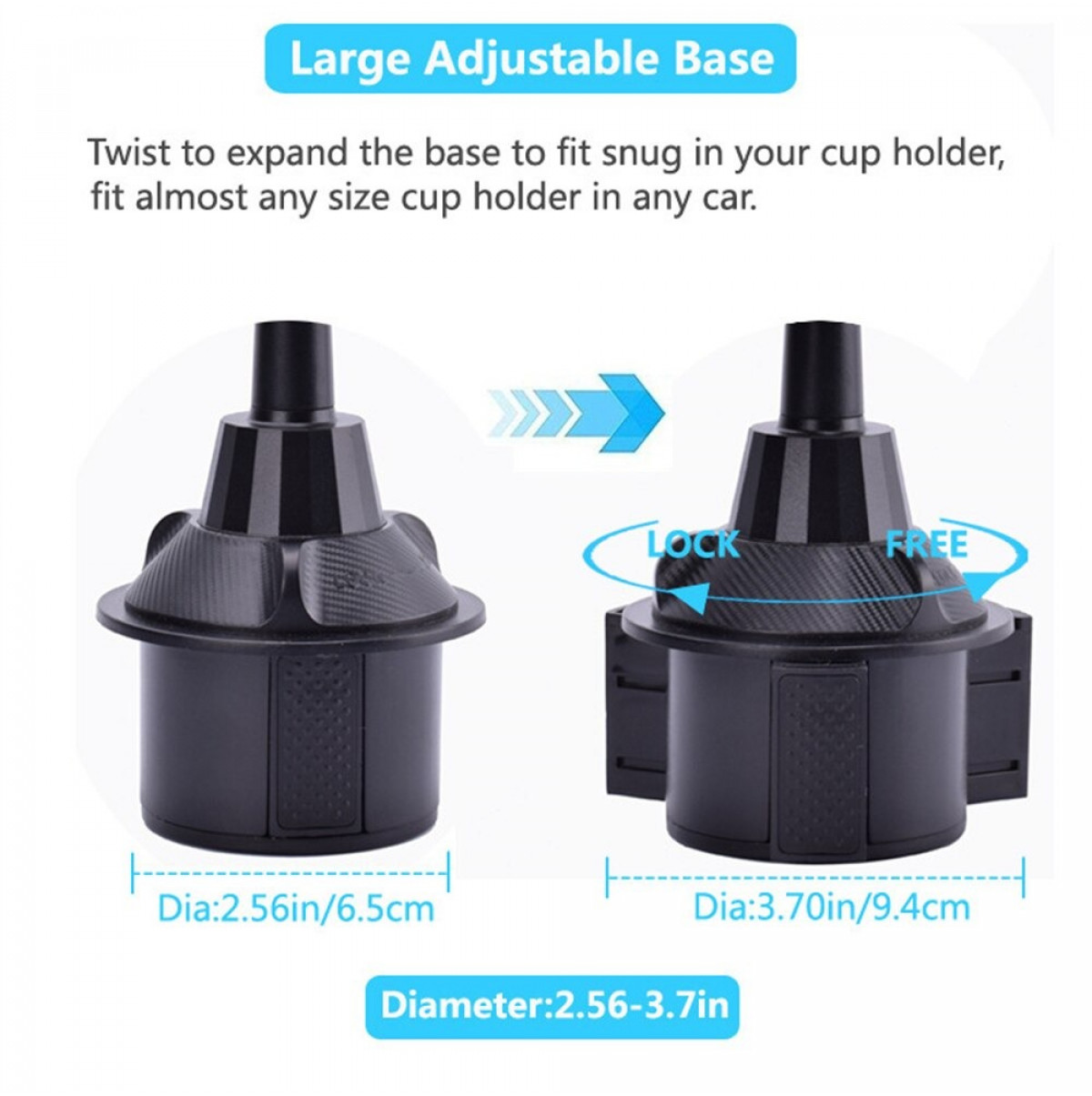 Androf Universal Car Cup Holder