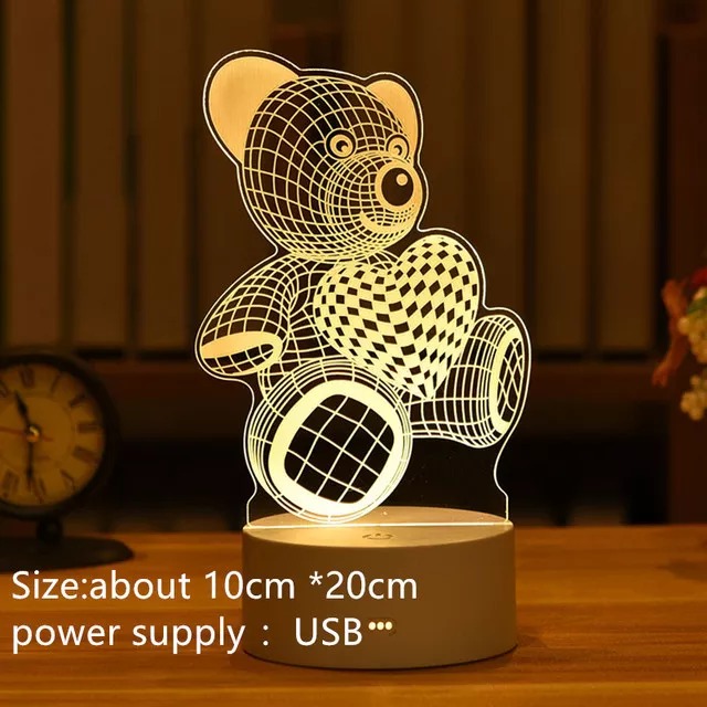 Lampe 3D pour décoration