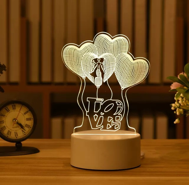Lampe 3D pour décoration