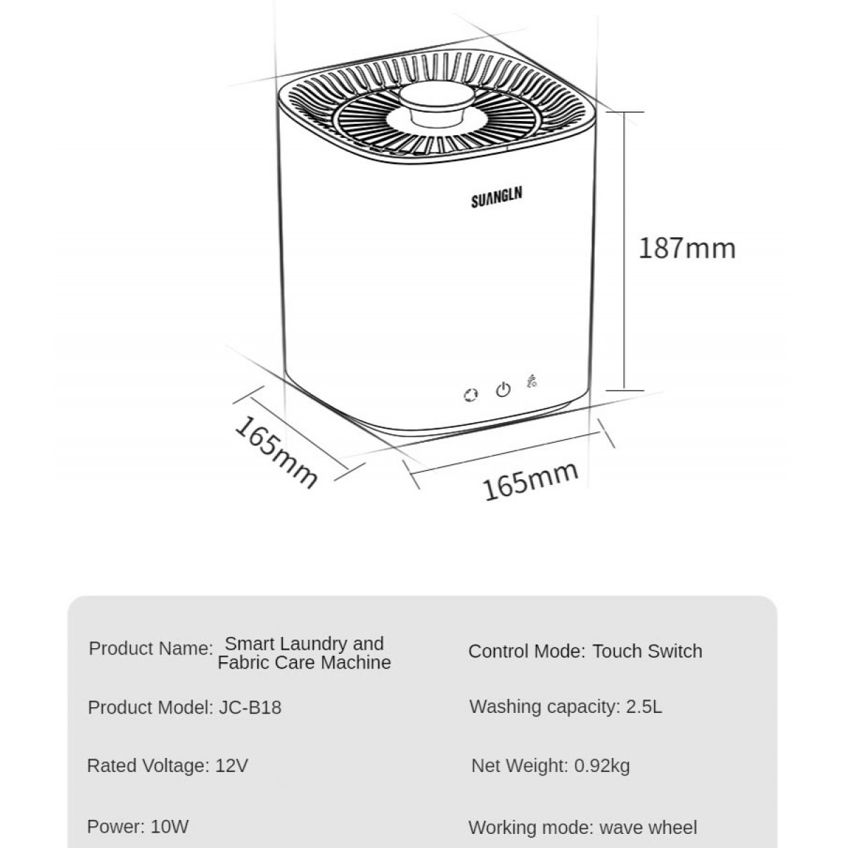 machine à laver portable ultra rapide pour maison et voyage