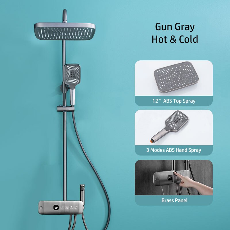 LED Digital Shower - System Bathroom SPA