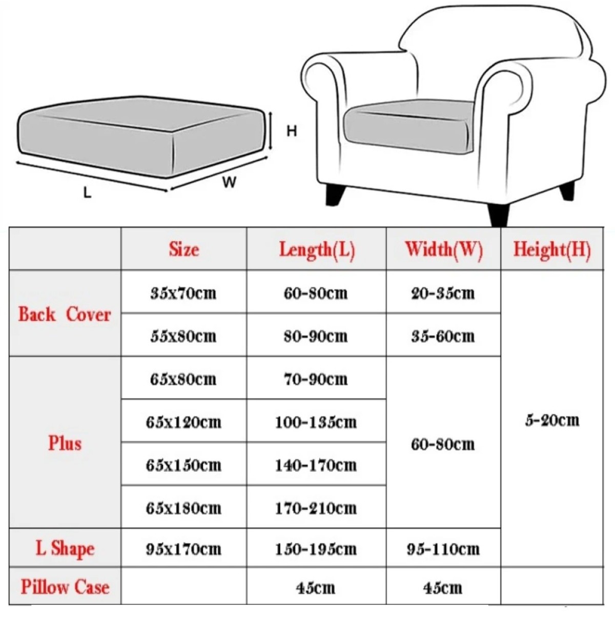 Androf Elastic Sofa Cover